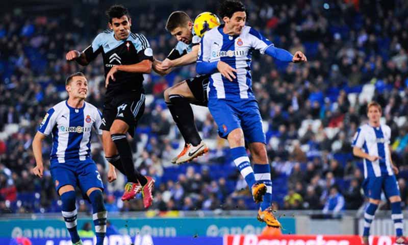 Số lần đá phạt góc của Espanyol ngang bằng với Celta Vigo