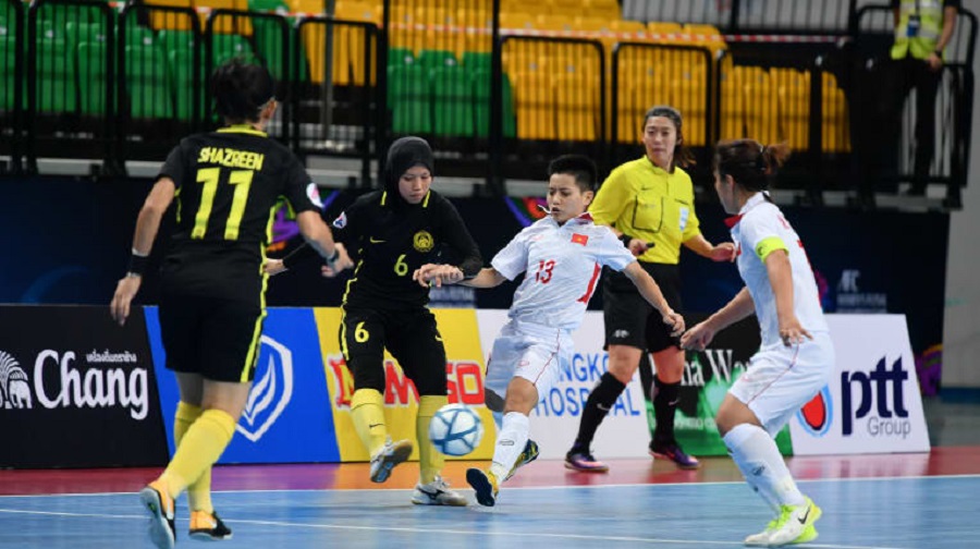 Đội tuyển futsal nữ Việt Nam giành chiến thắng trước Malaysia