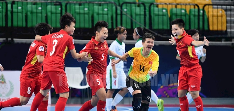 Đội tuyển Futsal nữ Việt Nam với mục tiêu vô địch