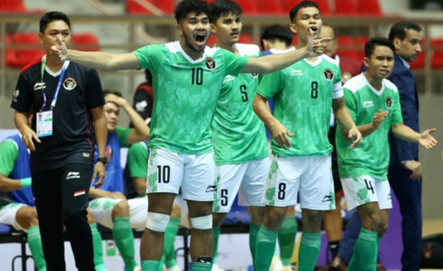  Futsal Indonesia gỡ hoà trước Việt Nam
